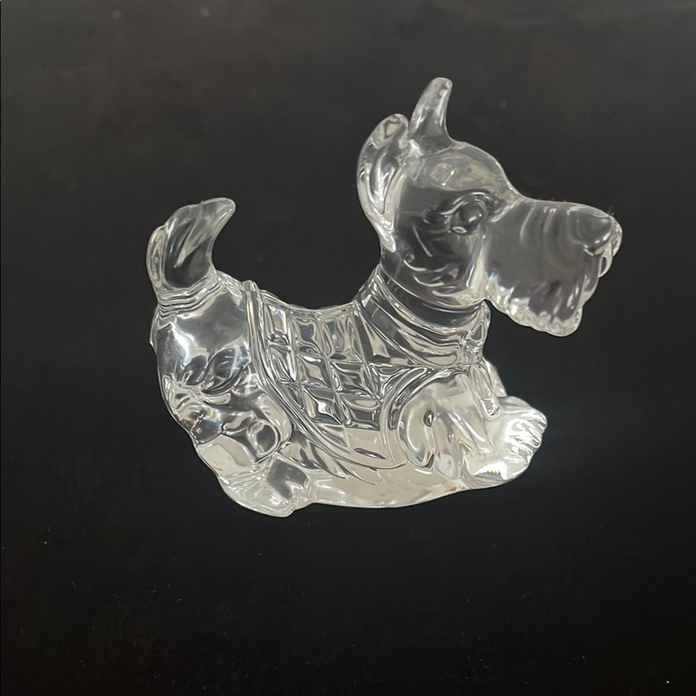Princess House 24% Crystal Rocking Scottie Dog Figurine
